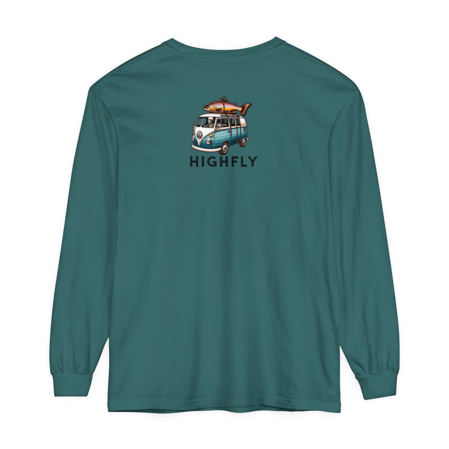 Big Brown Van Comfort Colors Long Sleeve