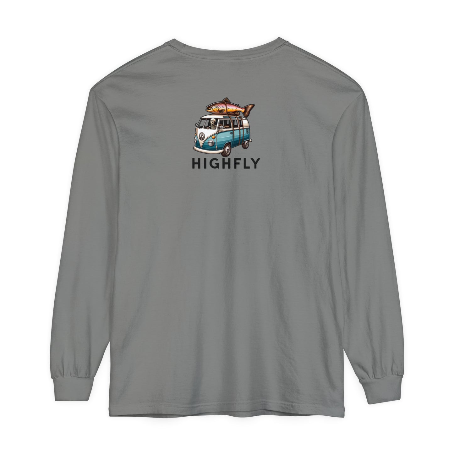Big Brown Van Comfort Colors Long Sleeve
