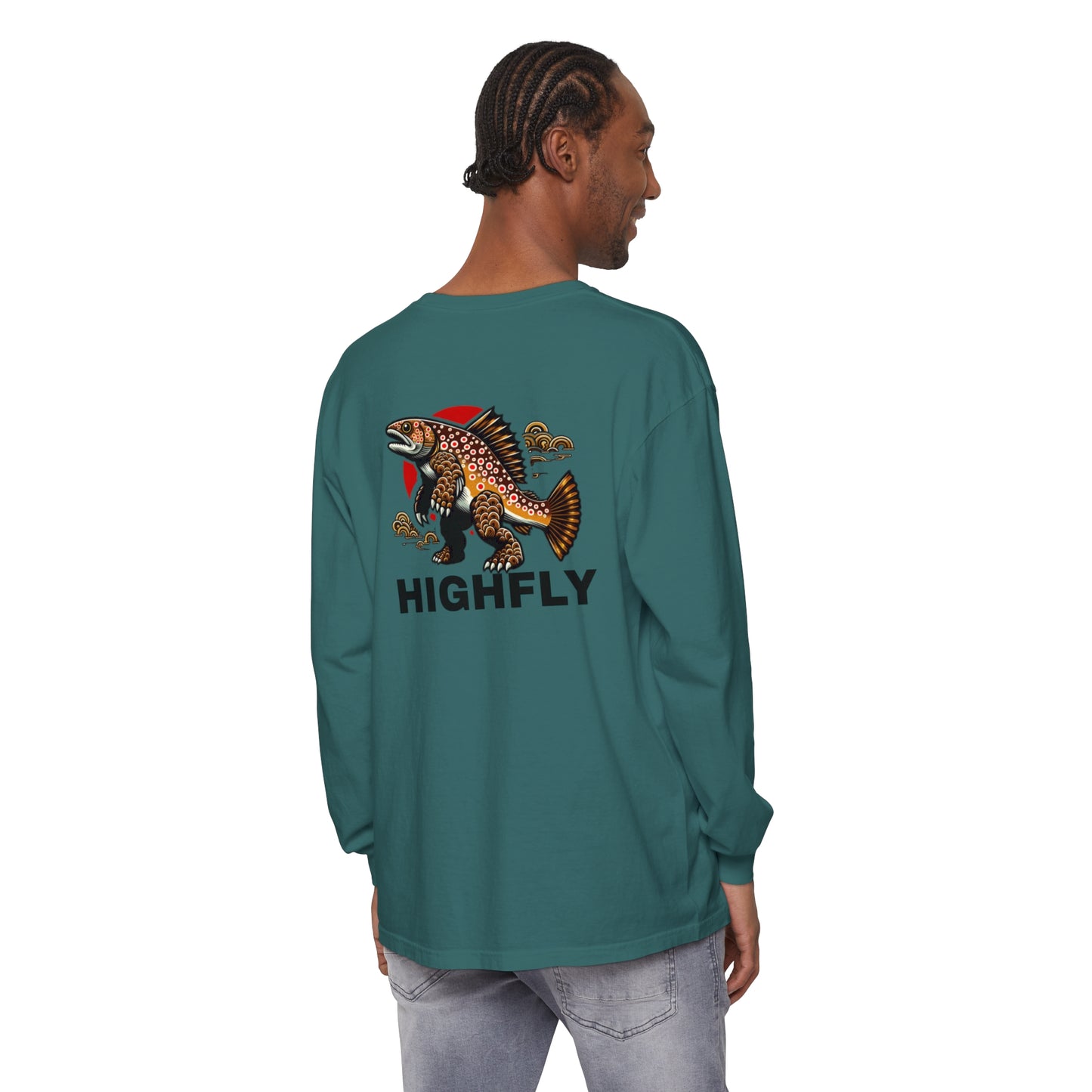 Troutzilla Long Sleeve - Comfort Colors