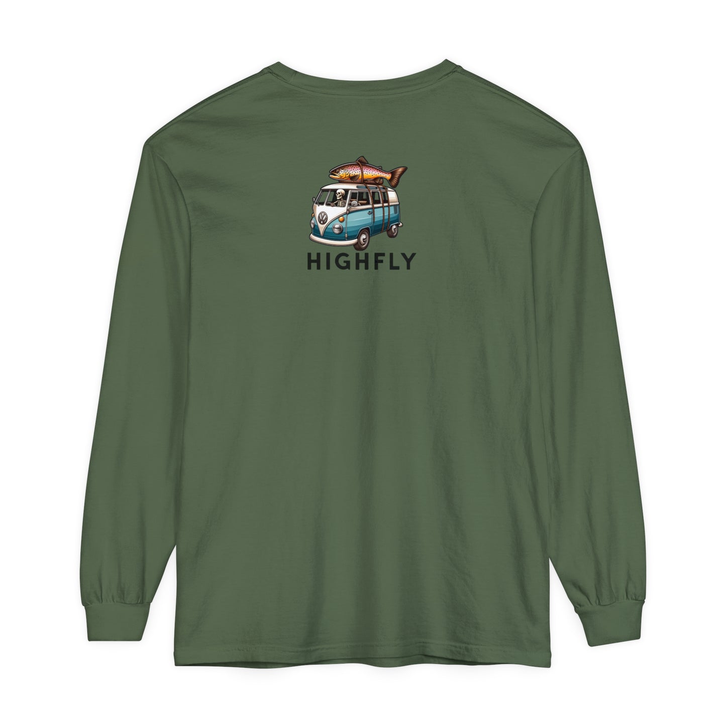 Big Brown Van Comfort Colors Long Sleeve