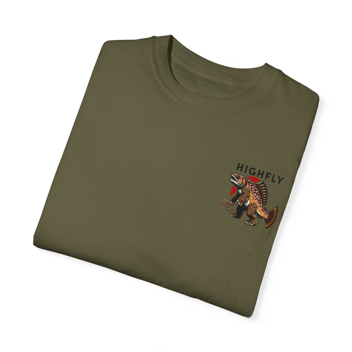 The Minimalist Troutzilla Comfort Colors T-shirt