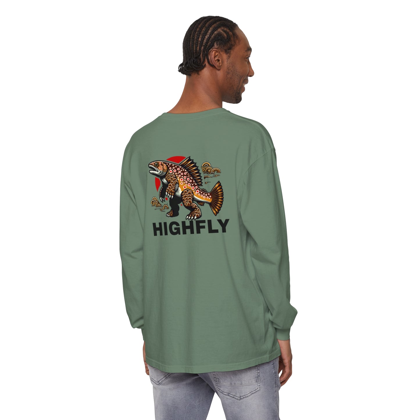 Troutzilla Long Sleeve - Comfort Colors