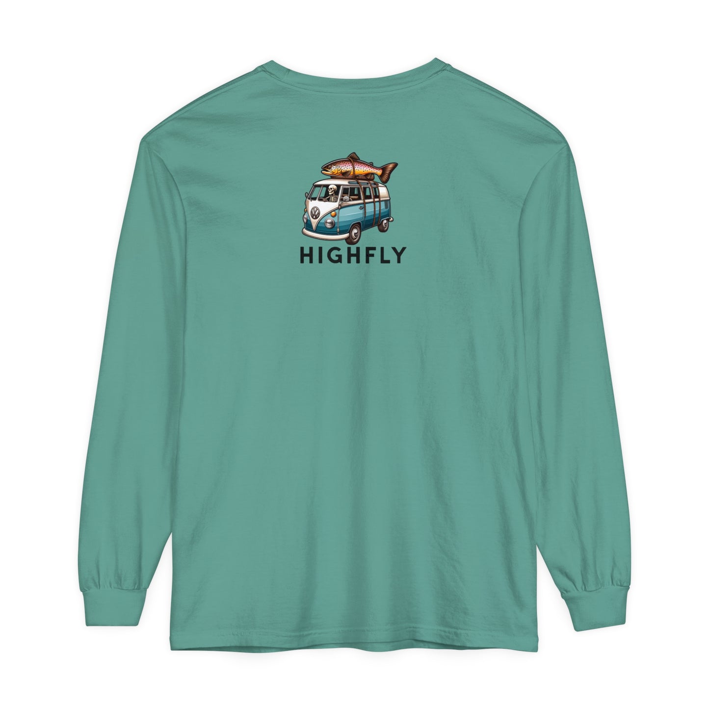 Big Brown Van Comfort Colors Long Sleeve