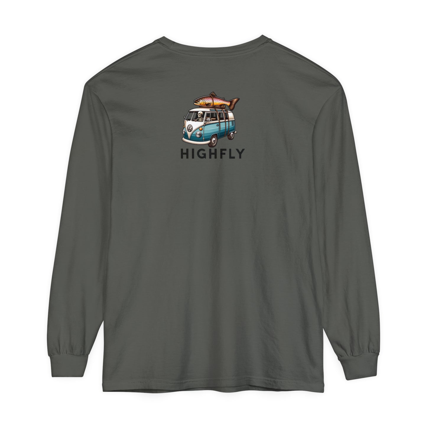Big Brown Van Comfort Colors Long Sleeve