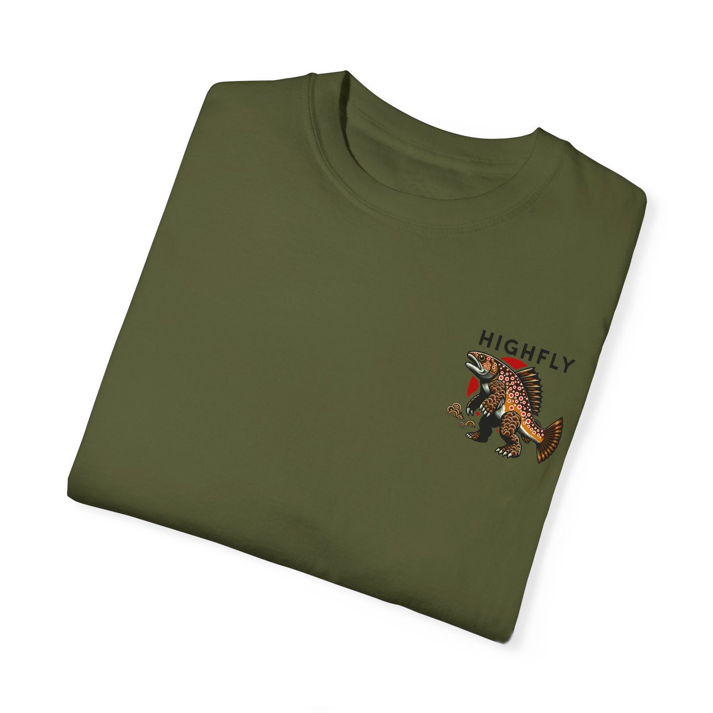 The Minimalist Troutzilla Comfort Colors T-shirt