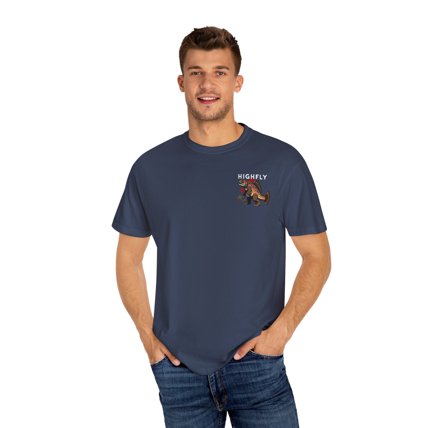 The Minimalist Troutzilla Comfort Colors T-shirt