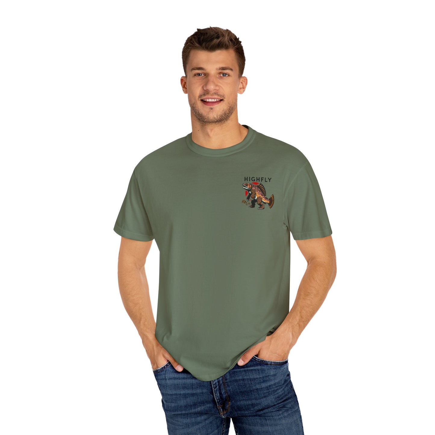The Minimalist Troutzilla Comfort Colors T-shirt