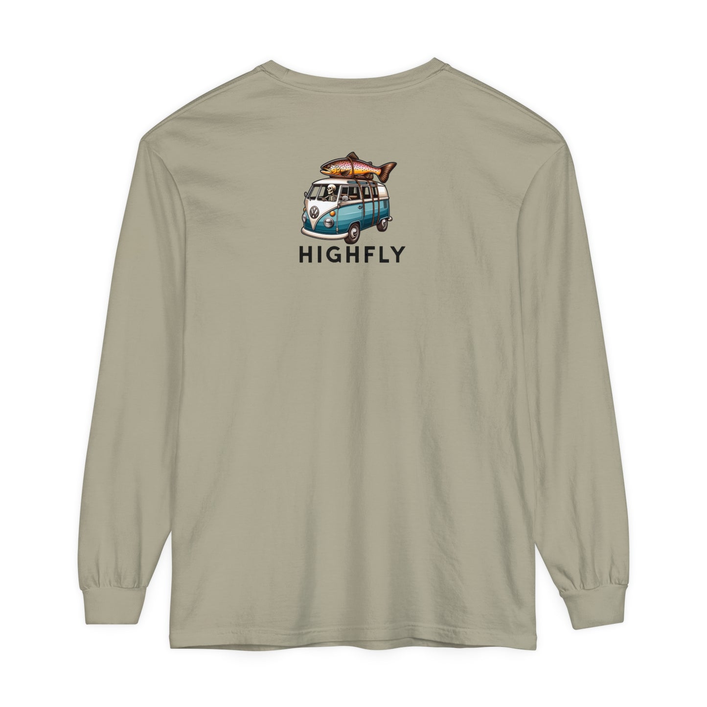 Big Brown Van Comfort Colors Long Sleeve