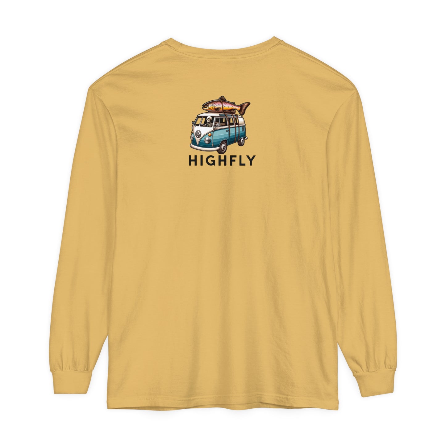 Big Brown Van Comfort Colors Long Sleeve