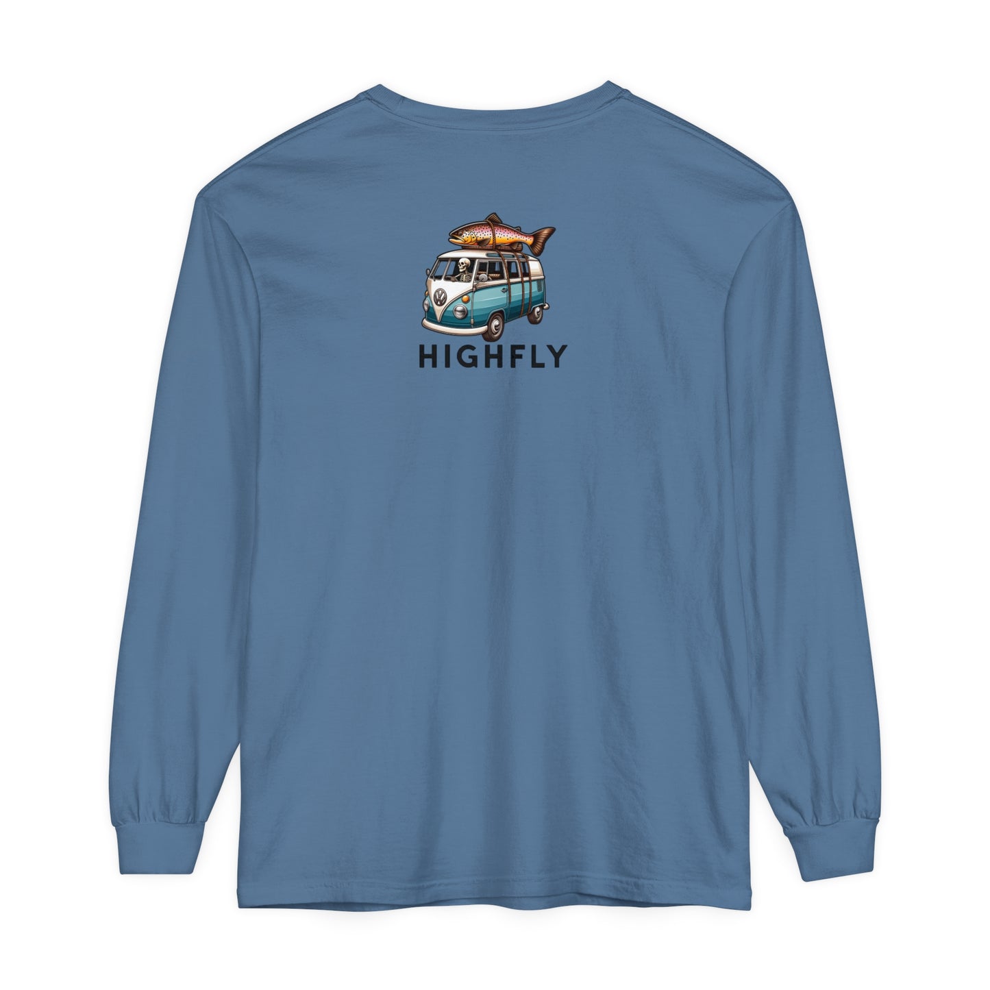 Big Brown Van Comfort Colors Long Sleeve